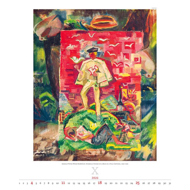 Kalendár Expressionism, 2026 Kalendár Expressionism, 2026