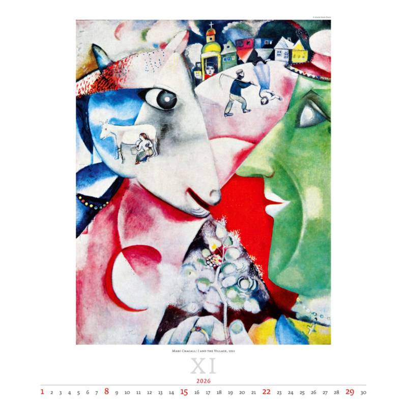Kalendár Expressionism, 2026 Kalendár Expressionism, 2026