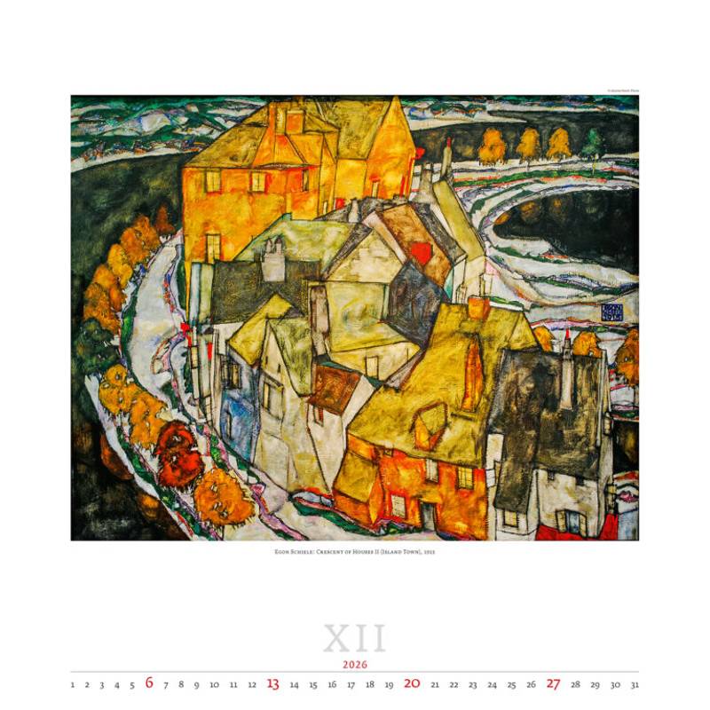 Kalendár Expressionism, 2026 Kalendár Expressionism, 2026