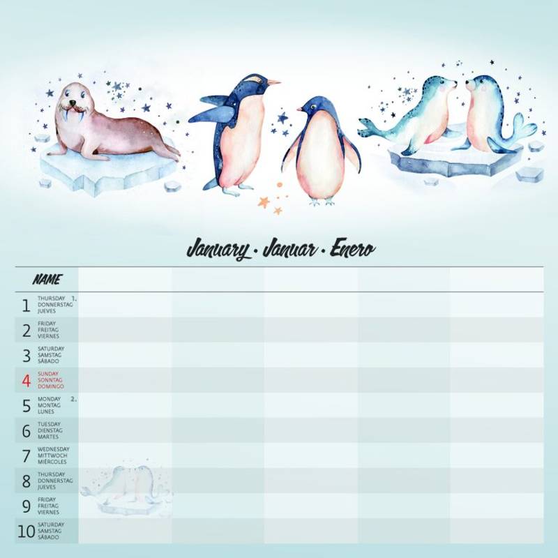 Kalendář Family Planner, 2026 Kalendář Family Planner, 2026