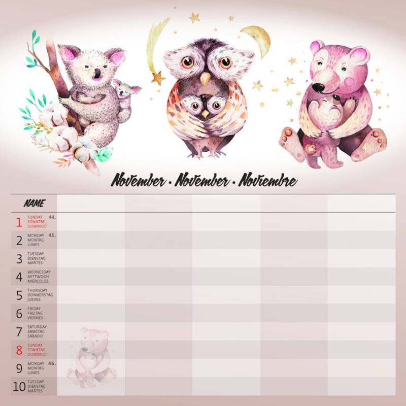 Kalendář Family Planner, 2026 Kalendář Family Planner, 2026