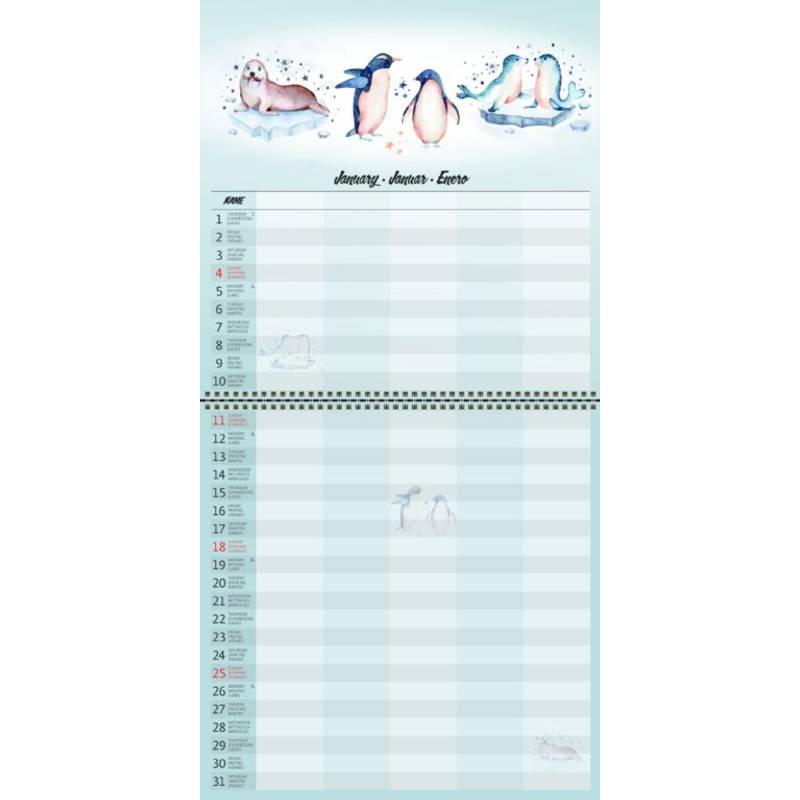 Kalendář Family Planner, 2026 Kalendář Family Planner, 2026