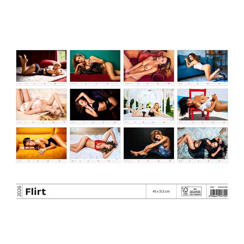 Kalendář Flirt, 2026 Kalendář Flirt, 2026
