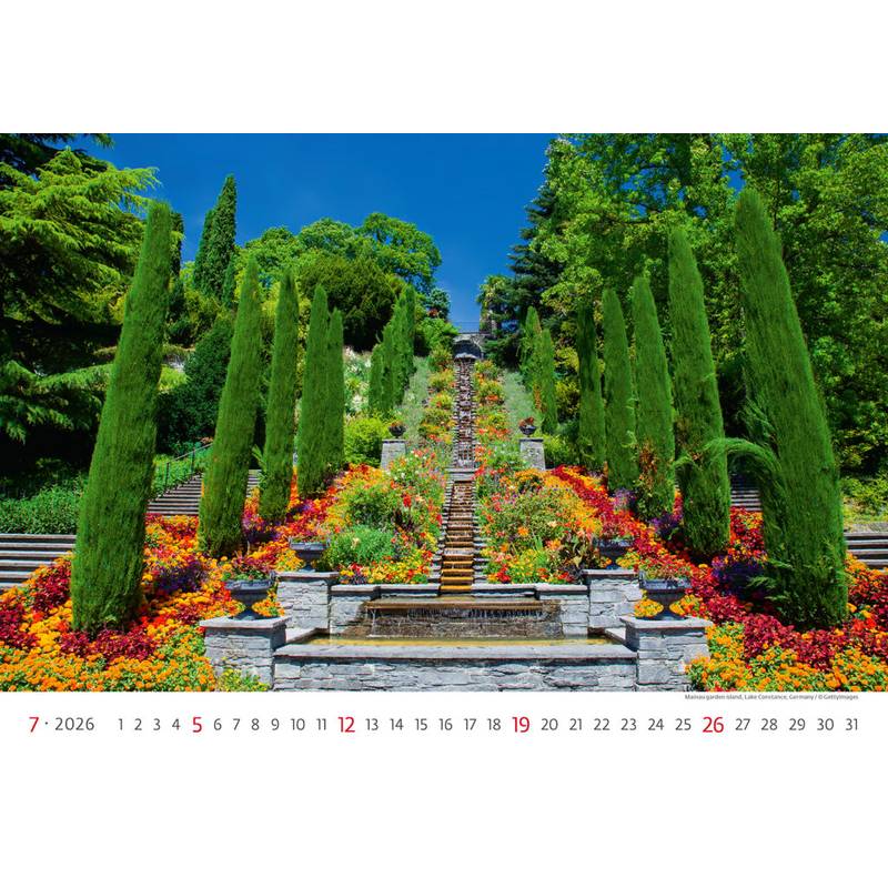 Kalendář Gardens, 2026 Kalendář Gardens, 2026