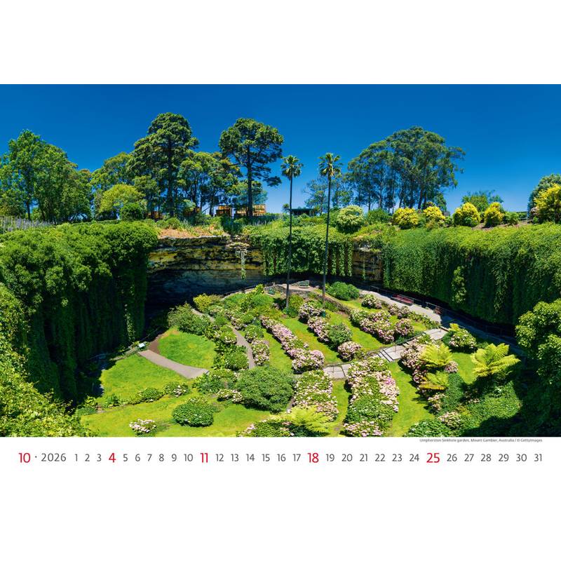 Kalendář Gardens, 2026 Kalendář Gardens, 2026