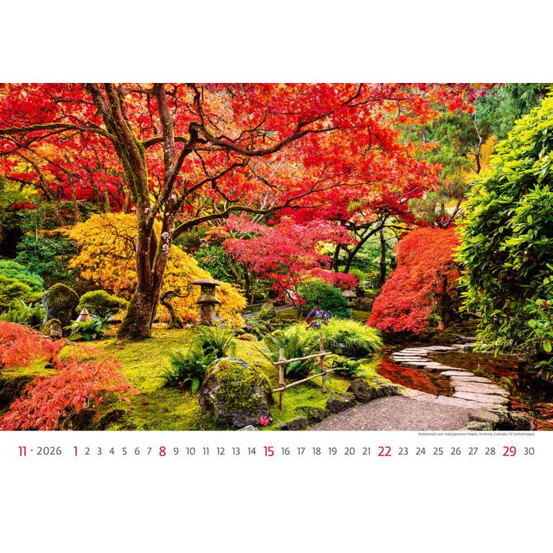 Kalendář Gardens, 2026 Kalendář Gardens, 2026