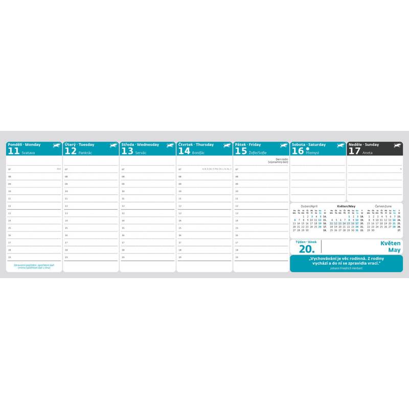 Plánovací kalendář Manager Professional, 2026 Plánovací kalendář Manager Professional, 2026