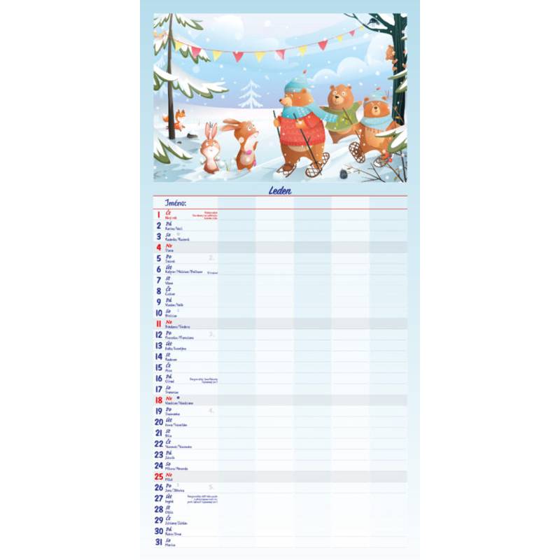 MAXI rodinný plánovač, 2026 MAXI rodinný plánovač, 2026