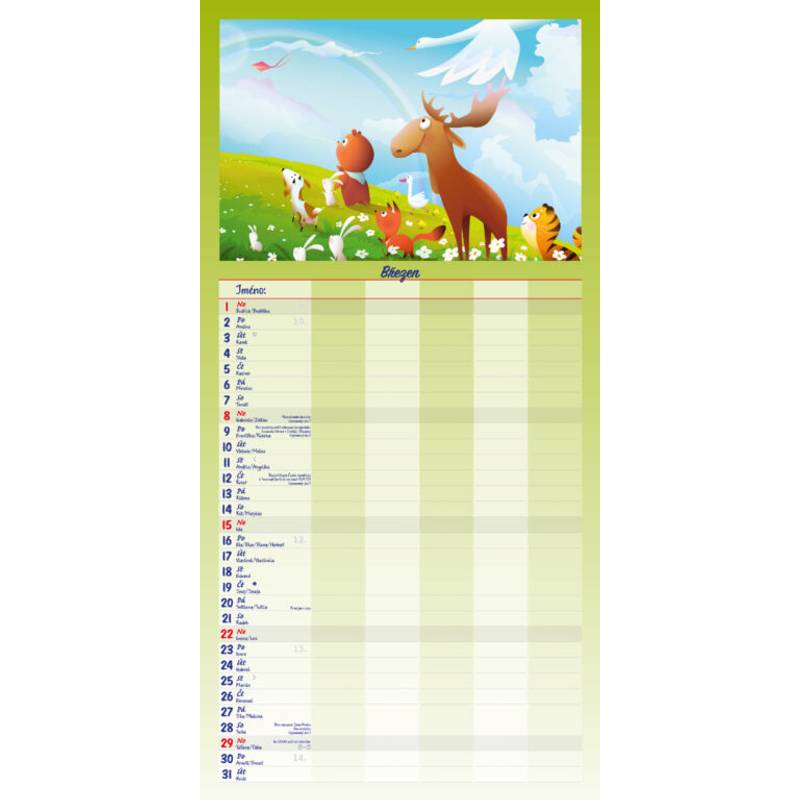 MAXI rodinný plánovač, 2026 MAXI rodinný plánovač, 2026