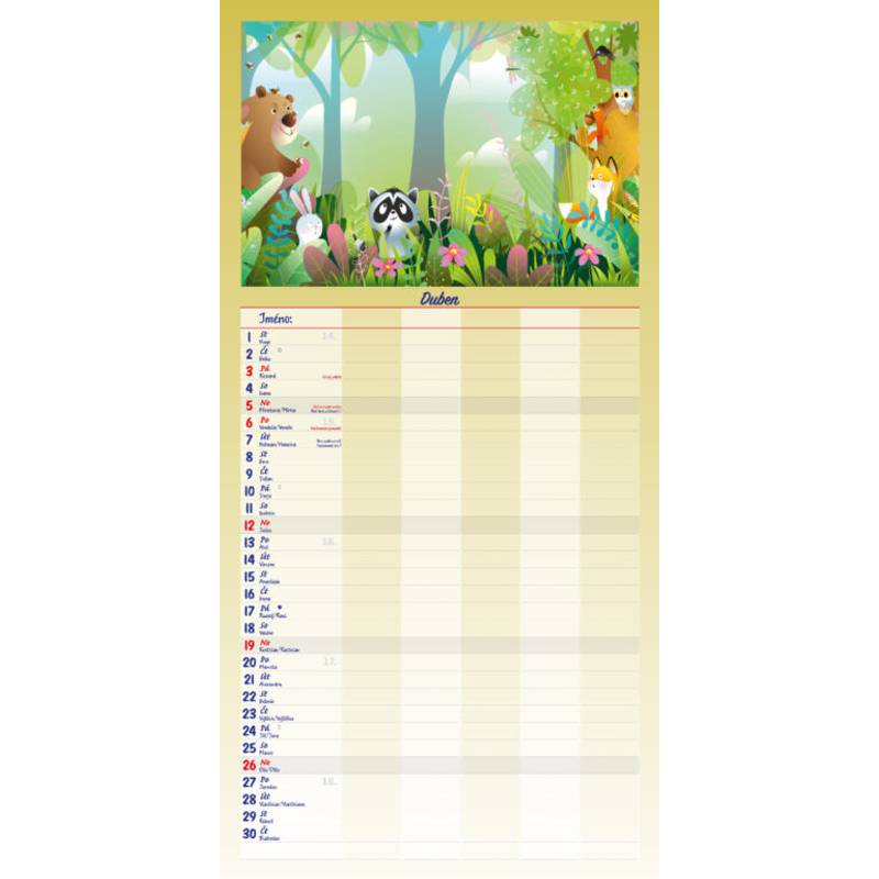 MAXI rodinný plánovač, 2026 MAXI rodinný plánovač, 2026