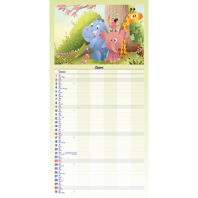 MAXI rodinný plánovač, 2026 MAXI rodinný plánovač, 2026