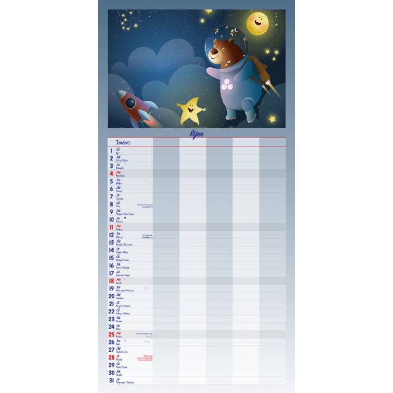 MAXI rodinný plánovač, 2026 MAXI rodinný plánovač, 2026