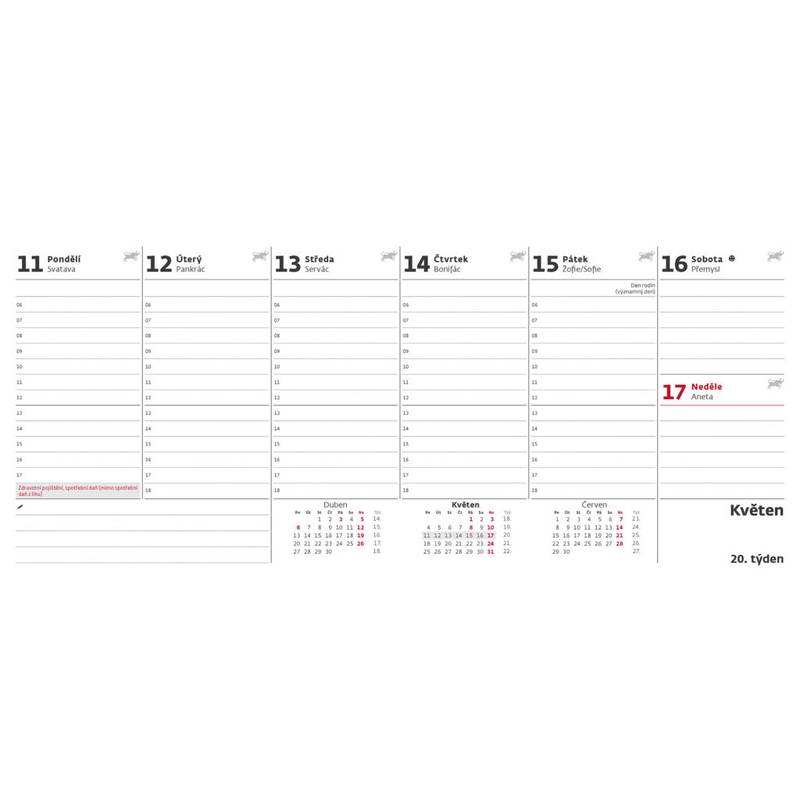 Praktický kalendář, 2026 Praktický kalendář, 2026