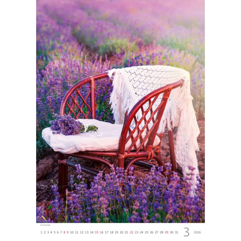 Kalendář Provence, 2026 Kalendář Provence, 2026