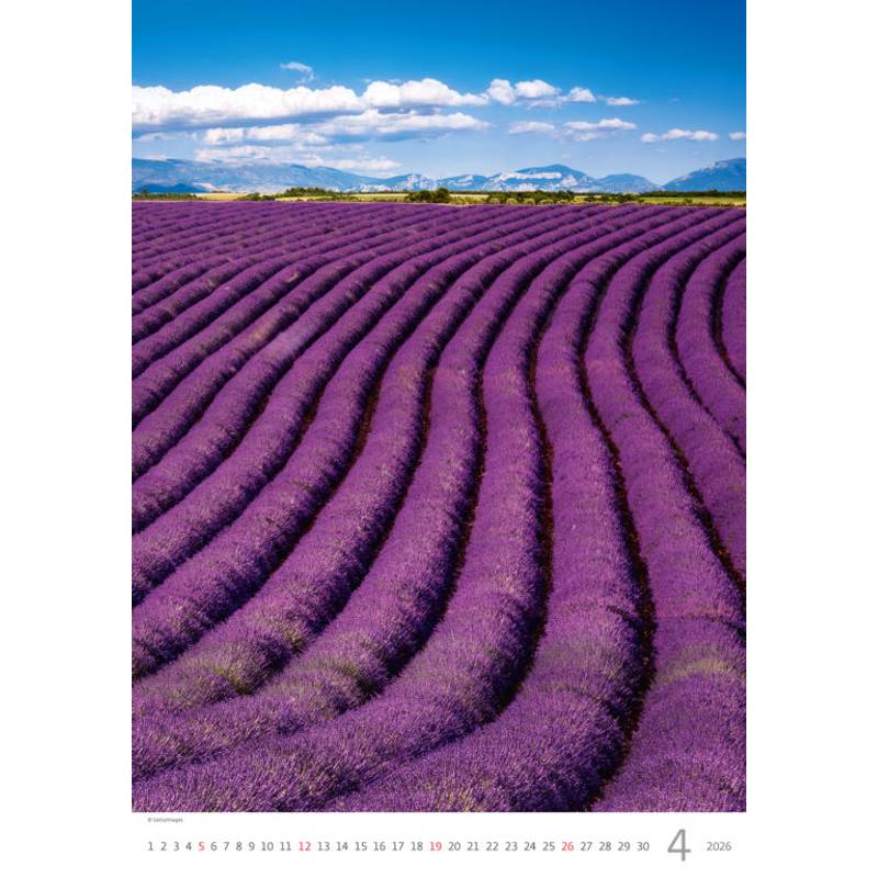 Kalendář Provence, 2026 Kalendář Provence, 2026