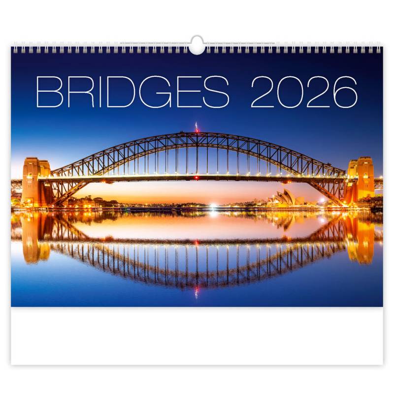 Kalendář Bridges, 2026 Kalendář Bridges, 2026