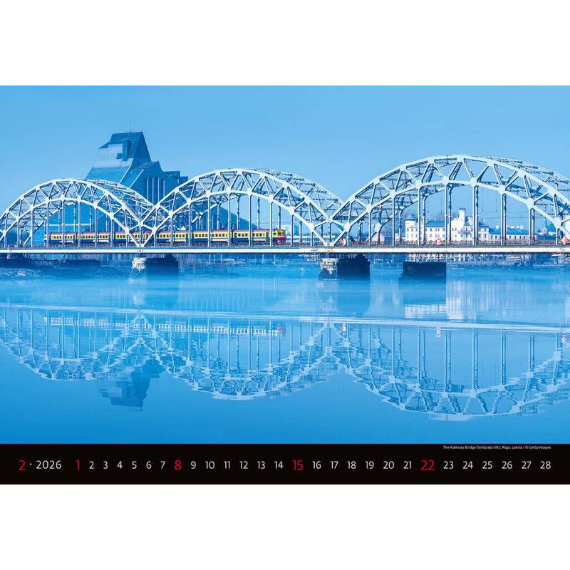 Kalendář Bridges, 2026 Kalendář Bridges, 2026