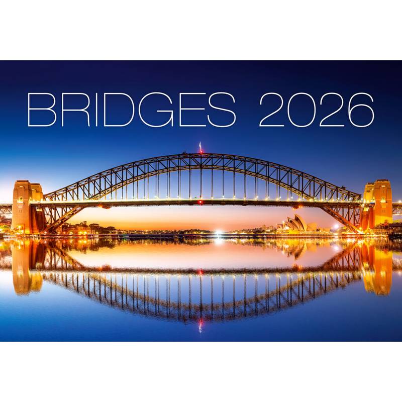 Kalendář Bridges, 2026 Kalendář Bridges, 2026