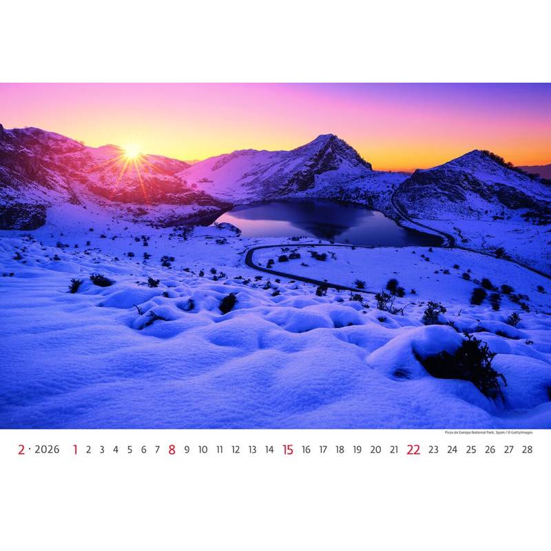 Kalendár National Parks, 2026 Kalendár National Parks, 2026