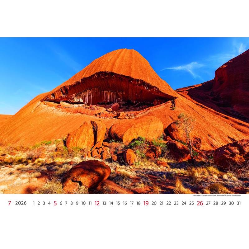 Kalendár National Parks, 2026 Kalendár National Parks, 2026