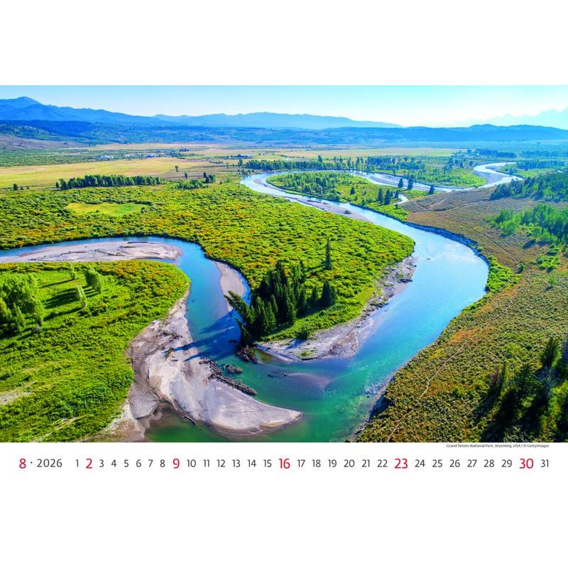 Kalendár National Parks, 2026 Kalendár National Parks, 2026