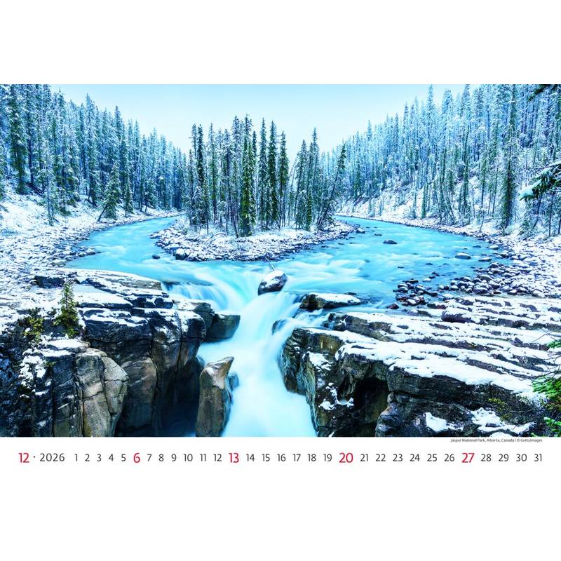 Kalendár National Parks, 2026 Kalendár National Parks, 2026