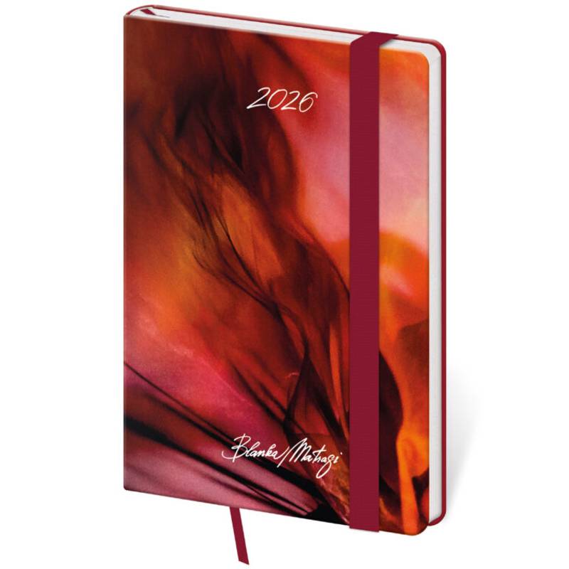 Kapesní diář Vario Matragi Blue s gumičkou, 2026 Kapesní diář Vario Matragi Blue s gumičkou, 2026