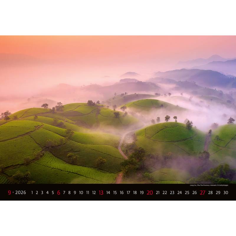 Kalendár Landscapes, 2026 Kalendár Landscapes, 2026