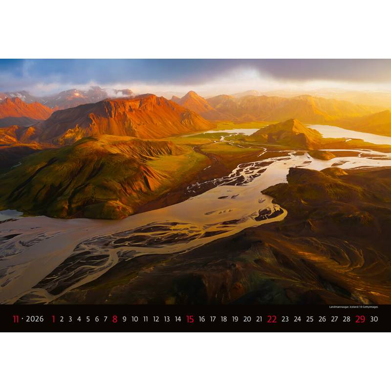 Kalendár Landscapes, 2026 Kalendár Landscapes, 2026