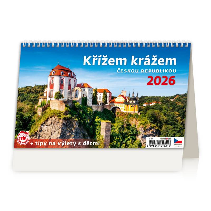 Kalendář Křížem krážem Českou republikou, 2026 Kalendář Křížem krážem Českou republikou, 2026