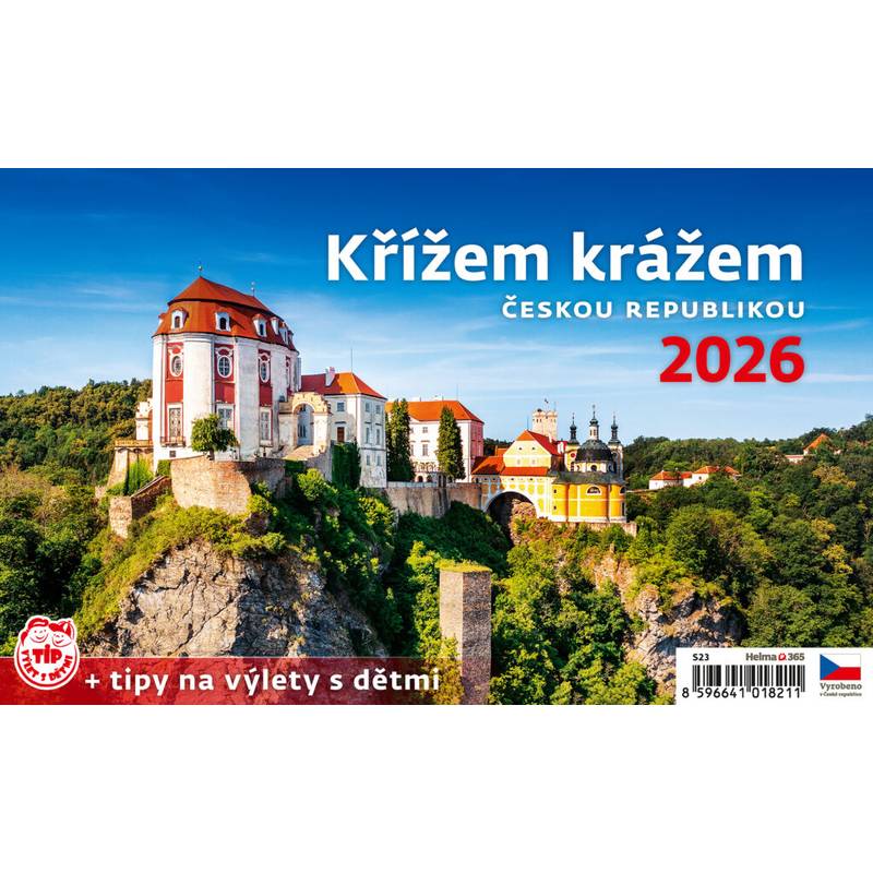 Kalendář Křížem krážem Českou republikou, 2026 Kalendář Křížem krážem Českou republikou, 2026