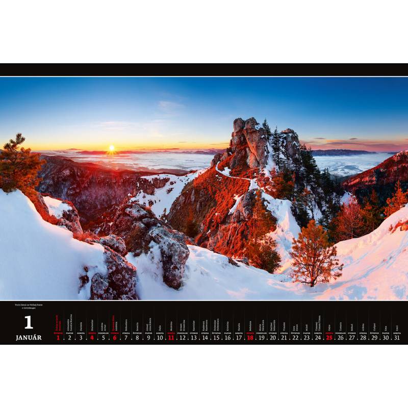 Kalendár Slovakia Panorama, 2026 Kalendár Slovakia Panorama, 2026