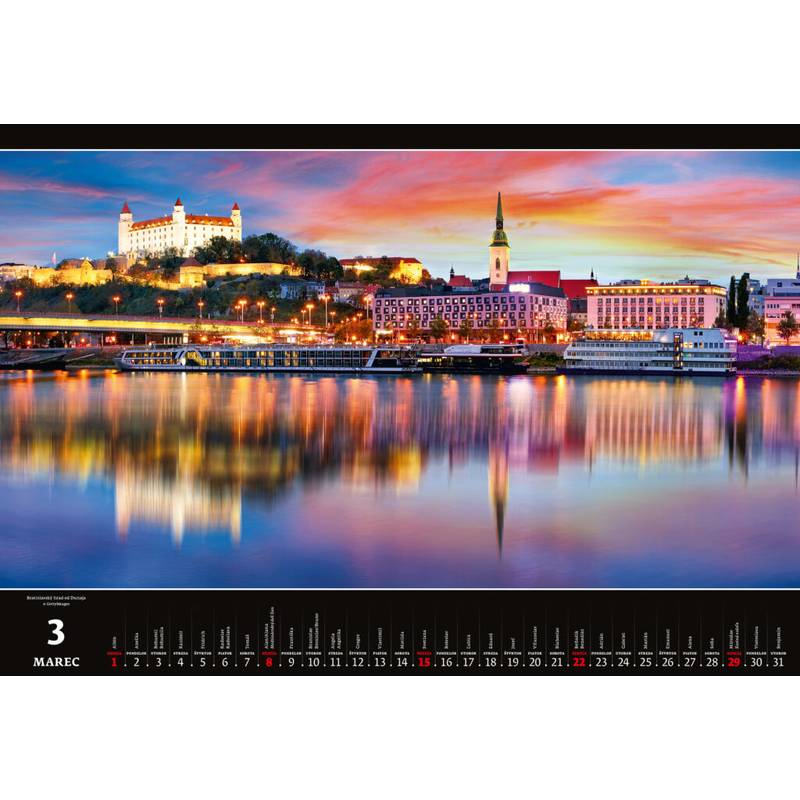 Kalendár Slovakia Panorama, 2026 Kalendár Slovakia Panorama, 2026