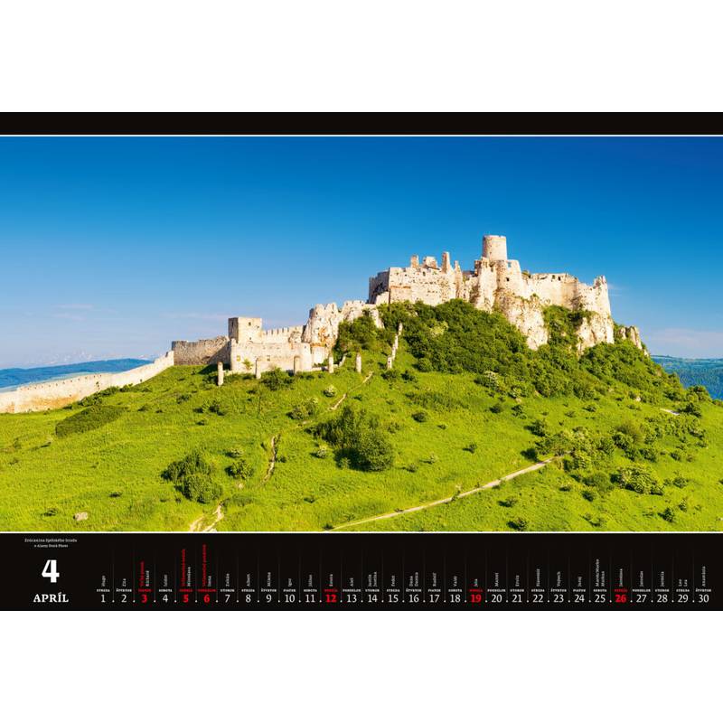 Kalendár Slovakia Panorama, 2026 Kalendár Slovakia Panorama, 2026