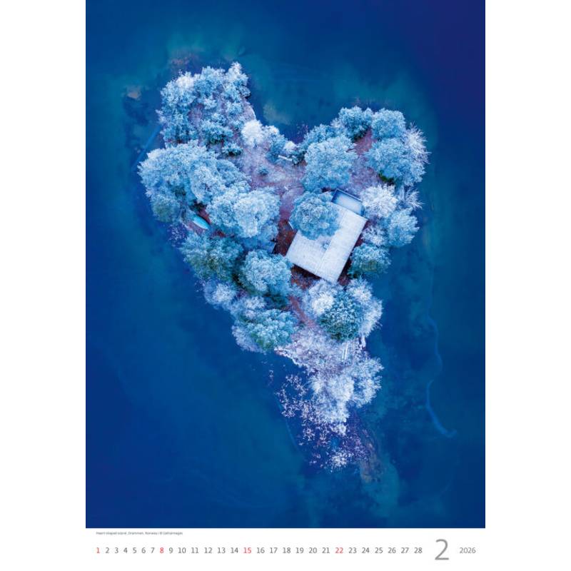 Kalendár World from Above, 2026 Kalendár World from Above, 2026