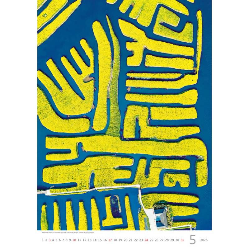 Kalendár World from Above, 2026 Kalendár World from Above, 2026