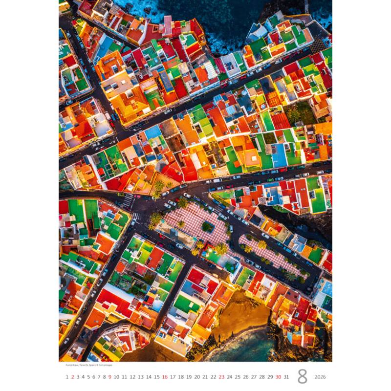 Kalendár World from Above, 2026 Kalendár World from Above, 2026