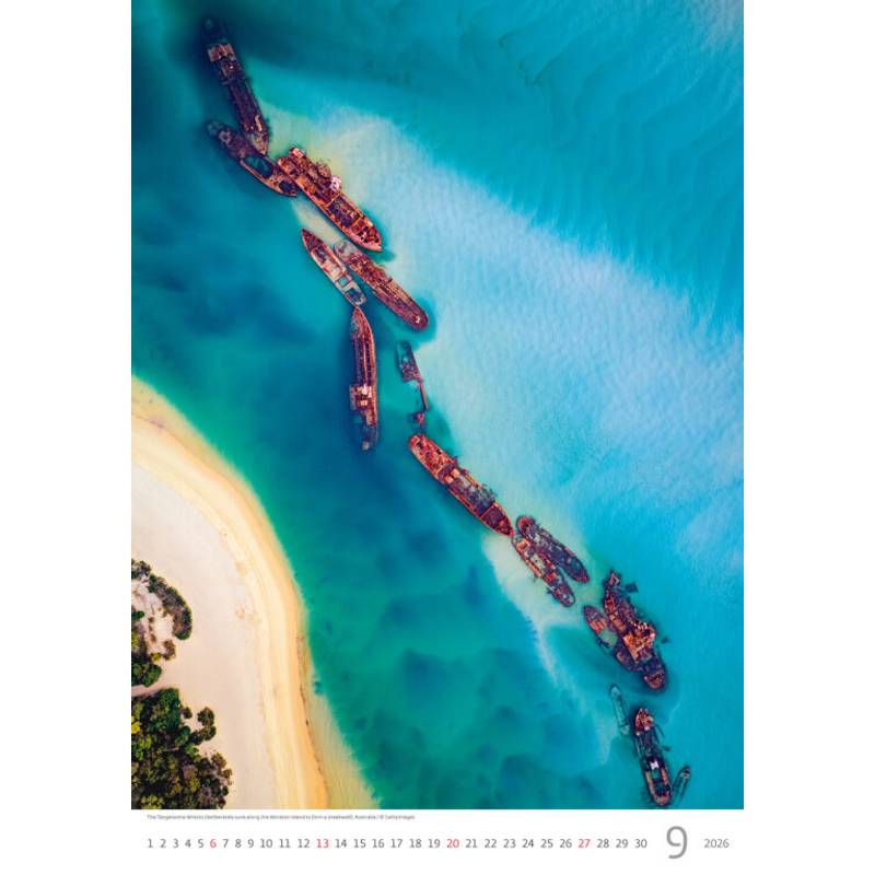 Kalendár World from Above, 2026 Kalendár World from Above, 2026