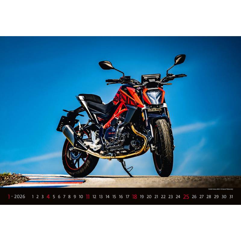Kalendár Motorbikes, 2026 Kalendár Motorbikes, 2026