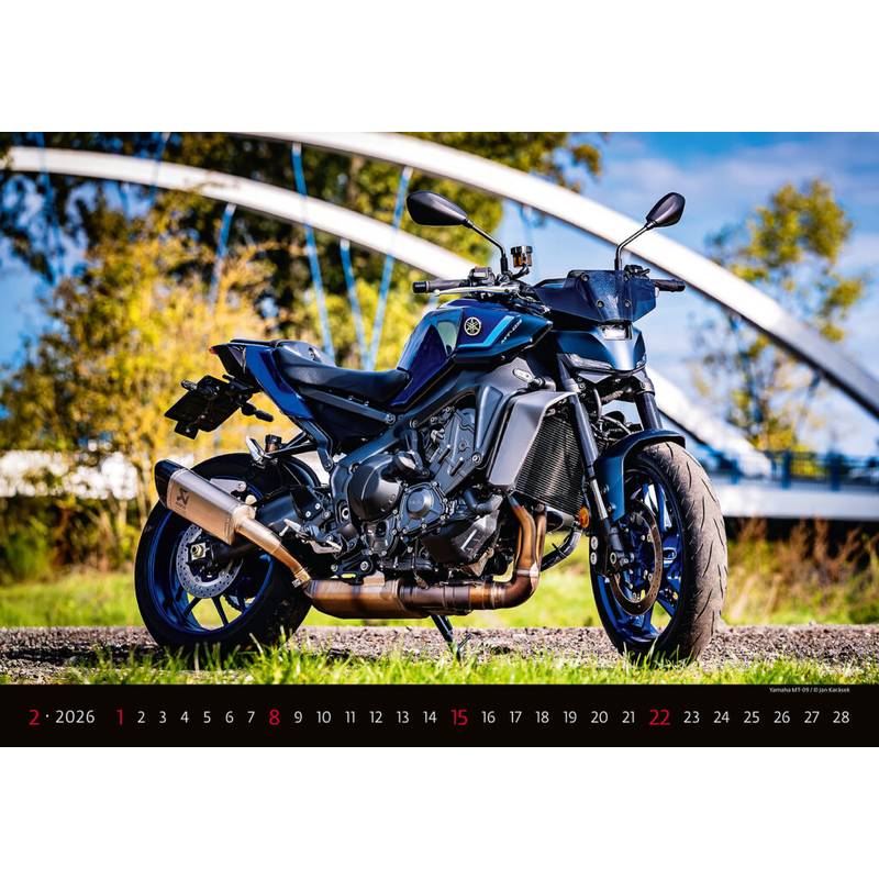 Kalendár Motorbikes, 2026 Kalendár Motorbikes, 2026