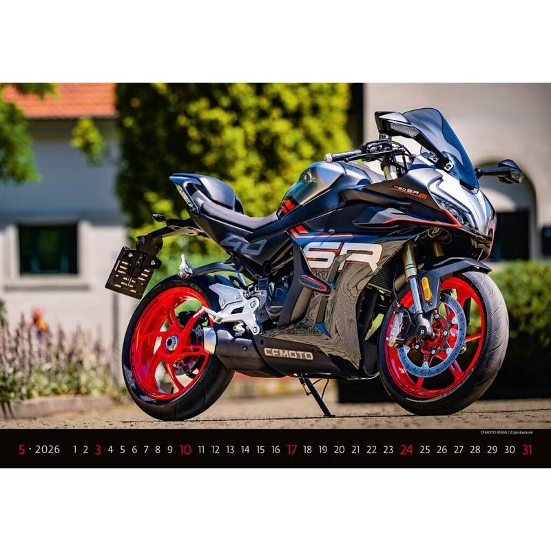 Kalendár Motorbikes, 2026 Kalendár Motorbikes, 2026