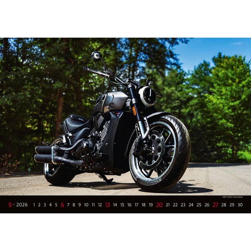 Kalendár Motorbikes, 2026 Kalendár Motorbikes, 2026