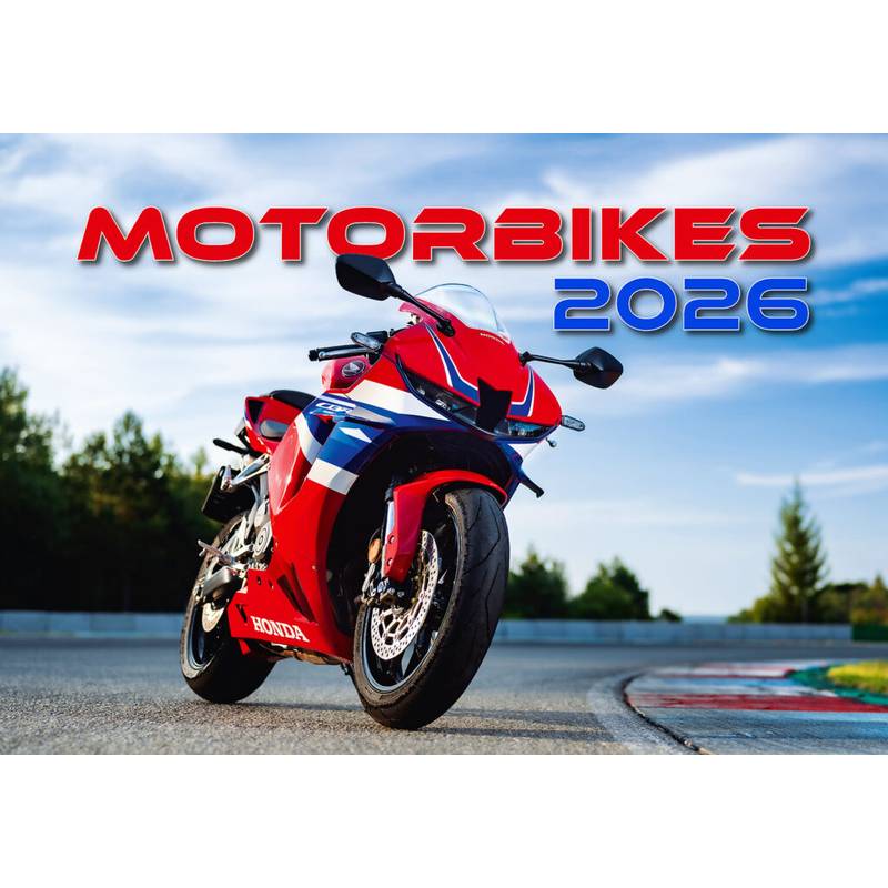 Kalendár Motorbikes, 2026 Kalendár Motorbikes, 2026