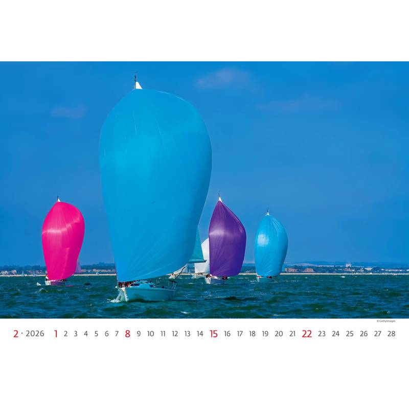 Kalendář Sailing, 2026 Kalendář Sailing, 2026
