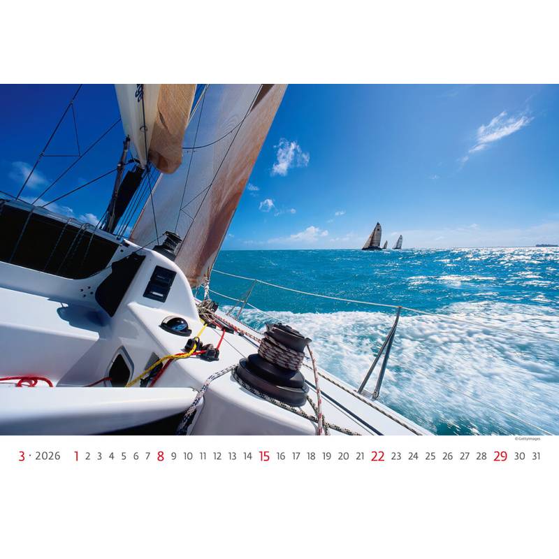 Kalendář Sailing, 2026 Kalendář Sailing, 2026