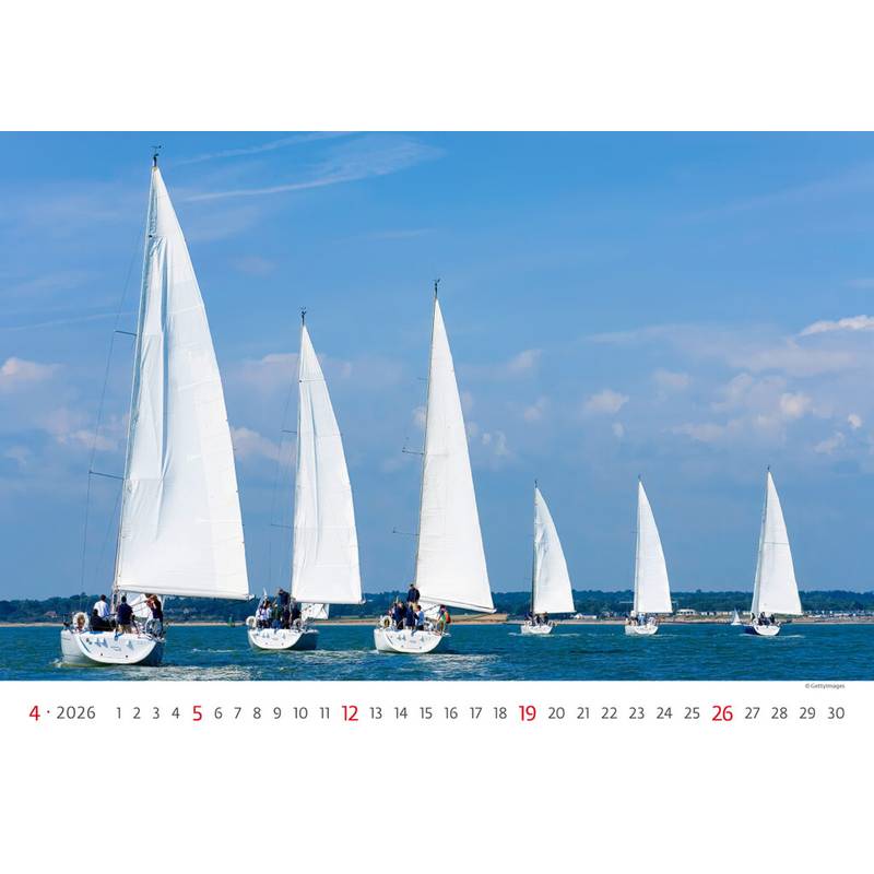 Kalendář Sailing, 2026 Kalendář Sailing, 2026
