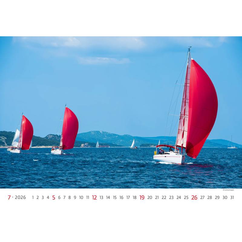 Kalendář Sailing, 2026 Kalendář Sailing, 2026