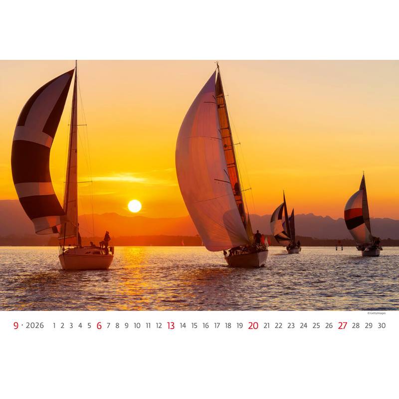 Kalendář Sailing, 2026 Kalendář Sailing, 2026