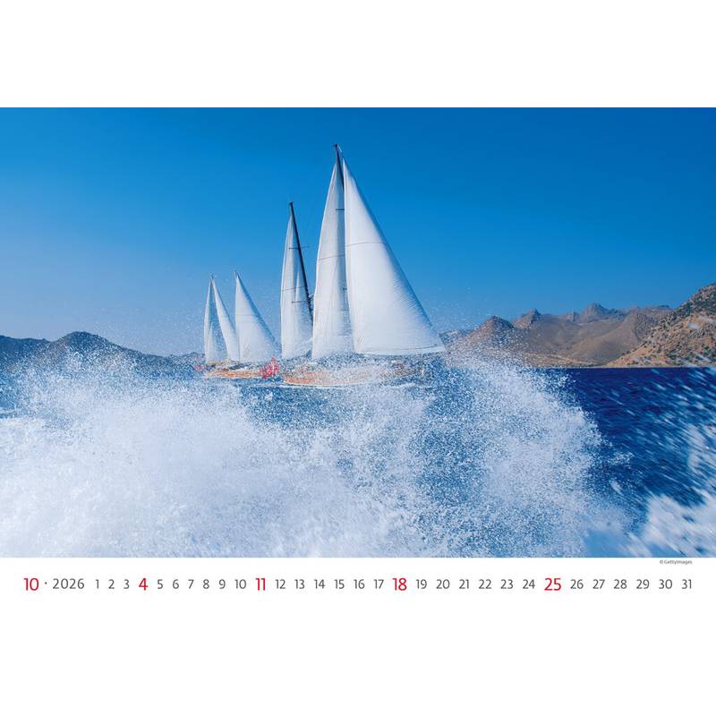 Kalendář Sailing, 2026 Kalendář Sailing, 2026