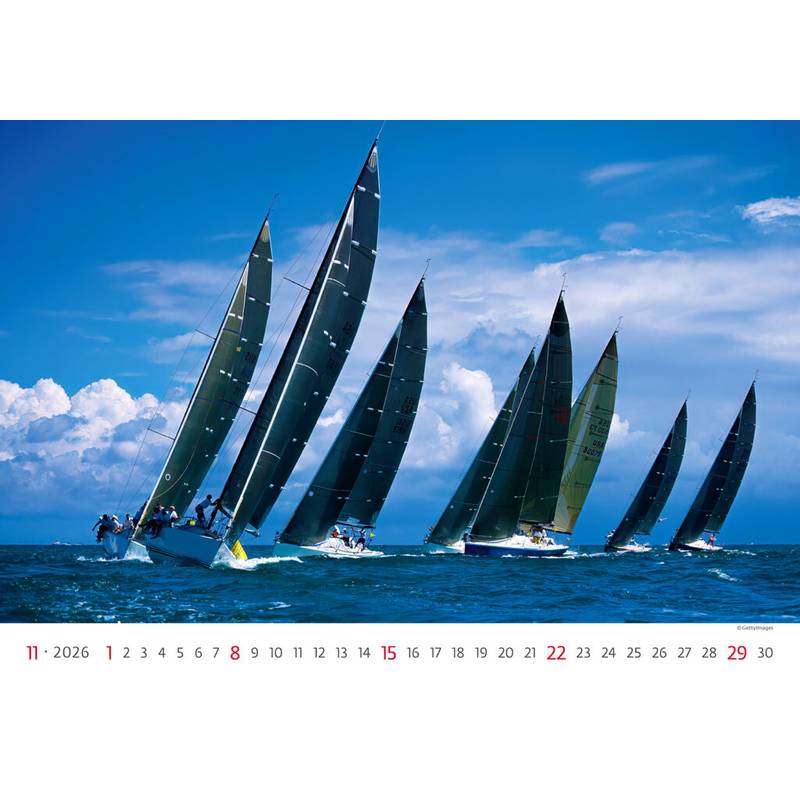 Kalendář Sailing, 2026 Kalendář Sailing, 2026